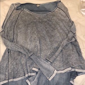 Blue Free People Sweater